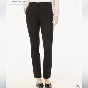 J. Crew Women's Black Slim Fit Pants